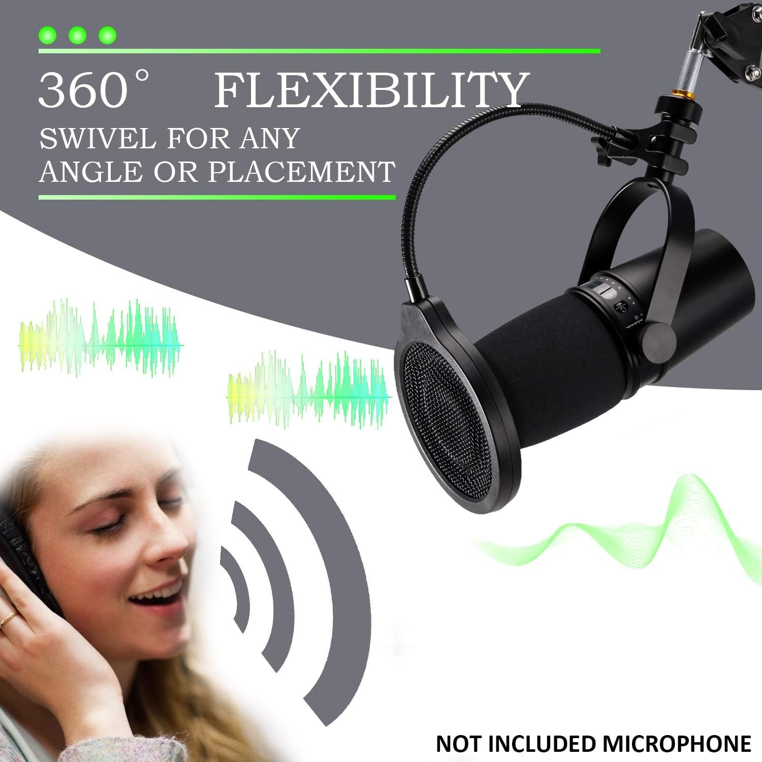 Filtro Antipop para Micrófono  - Shure Mic Mv7 reseña y precio